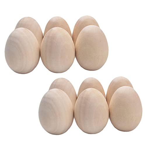 TOYANDONA 12St handgefertigte Eier aus Holz Spielküchenzubehör -Ei- gefälschte Eier Eierkartons Mini für kinderspielzeug lebensechte Eier Holzei hölzern TOYANDONA 12St handgefertigte Eier aus Holz Spielküchenzubehör -Ei- gefälschte Eier Eierkartons Mini für kinderspielzeug lebensechte Eier Holzei hölzern von TOYANDONA