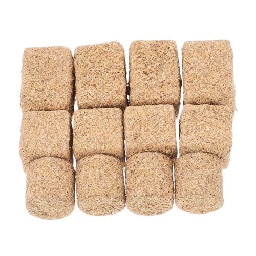 TOYANDONA 12Stücke Heuhaufen Dekoration DIY Mini Strohballen für Puppenhaus Herbsternte Tischdeko Simuliertes Heu Verschiedenen Formen für Garten und Innenräume TOYANDONA 12Stücke Heuhaufen Dekoration DIY Mini Strohballen für Puppenhaus Herbsternte Tischdeko Simuliertes Heu Verschiedenen Formen für Garten und Innenräume von TOYANDONA