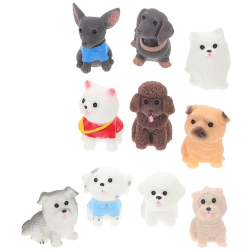 TOYANDONA 12Stücke Mini Hund Figuren Realistische Harz Welpen Statuen zur Innenraumdekoration für Mikrolandschaften TOYANDONA 12Stücke Mini Hund Figuren Realistische Harz Welpen Statuen zur Innenraumdekoration für Mikrolandschaften von TOYANDONA