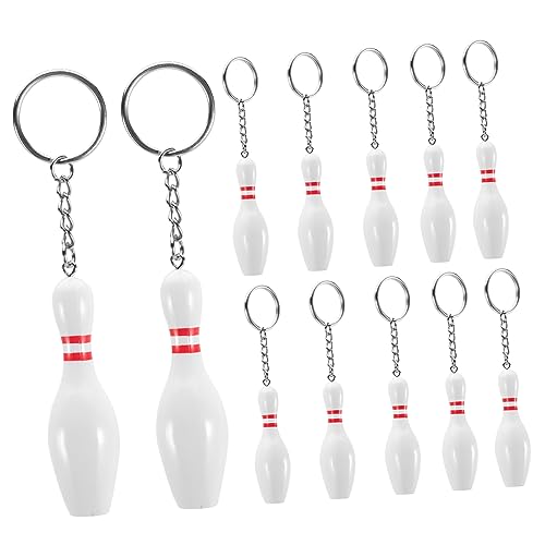 TOYANDONA 12Stücke Teiliges Bowling Schlüsselanhänger Bowlingkugel Anhänger für Taschen Kreative Sportgeschenke Langlebig und Praktisch für Kindergeburtstage Dekoration TOYANDONA 12Stücke Teiliges Bowling Schlüsselanhänger Bowlingkugel Anhänger für Taschen Kreative Sportgeschenke Langlebig und Praktisch für Kindergeburtstage Dekoration von TOYANDONA