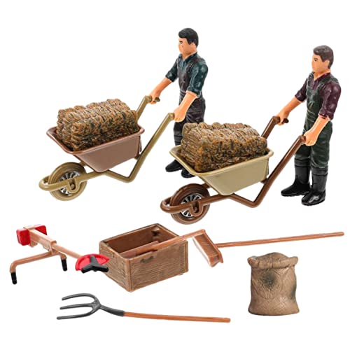 TOYANDONA 12Stücke Teiliges Miniaturfarmzubehör Mini Bauernmodelle Werkzeuge für Kreative Dekoration und Spiel für Mikrolandschaften und Mini TOYANDONA 12Stücke Teiliges Miniaturfarmzubehör Mini Bauernmodelle Werkzeuge für Kreative Dekoration und Spiel für Mikrolandschaften und Mini von TOYANDONA