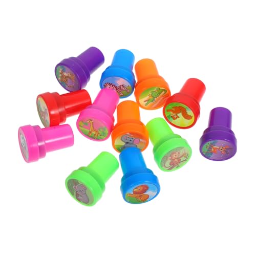 TOYANDONA 12Stücke Teiliges Stempelset für Selbstfärbende Tierstempel für Scrapbooking Basteln und Klassenzimmeraktivitäten für Kreative und Party Geschenktüten TOYANDONA 12Stücke Teiliges Stempelset für Selbstfärbende Tierstempel für Scrapbooking Basteln und Klassenzimmeraktivitäten für Kreative und Party Geschenktüten von TOYANDONA