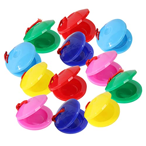 TOYANDONA 12er Set Kastagnetten Musikinstrumente Für Musikalische Früherziehung Pink Dunkelblau Hellblau Perfektes Lernspielzeug Für TOYANDONA 12er Set Kastagnetten Musikinstrumente Für Musikalische Früherziehung Pink Dunkelblau Hellblau Perfektes Lernspielzeug Für von TOYANDONA