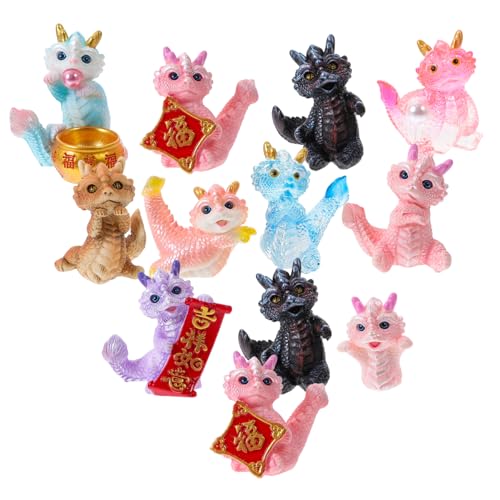 TOYANDONA 12st Figuren -Statue Sternzeichen-Drachen-Figur-Dekoration Glückliche Tierfigur Kleine Desktop-drachenstatuen Drache Mini Mini- Anime Harz TOYANDONA 12st Figuren -Statue Sternzeichen-Drachen-Figur-Dekoration Glückliche Tierfigur Kleine Desktop-drachenstatuen Drache Mini Mini- Anime Harz von TOYANDONA