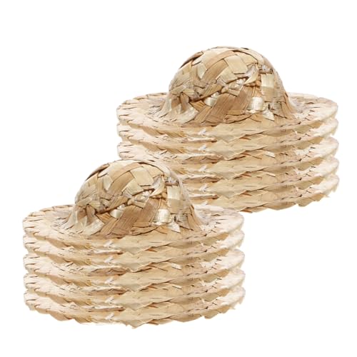 TOYANDONA 12st Geflochtener Strohhut Mini-strohhüte Zum Basteln Kleiner Zylinder Mini-Hut Mini-Strohhut Mini-hausverzierung Miniatur-Strick Ha Mini-hüte Kleine Strohkappe Stroh Topper Beige TOYANDONA 12st Geflochtener Strohhut Mini-strohhüte Zum Basteln Kleiner Zylinder Mini-Hut Mini-Strohhut Mini-hausverzierung Miniatur-Strick Ha Mini-hüte Kleine Strohkappe Stroh Topper Beige von TOYANDONA