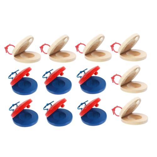 TOYANDONA 12st Kastagnetten Kleinkinderinstrumente Fliegendes Stirnband Tonne Kinderbecken Lehrmittel, Bildungsspielzeug Instrumente Für Kinderspielzeug Hölzern TOYANDONA 12st Kastagnetten Kleinkinderinstrumente Fliegendes Stirnband Tonne Kinderbecken Lehrmittel, Bildungsspielzeug Instrumente Für Kinderspielzeug Hölzern von TOYANDONA