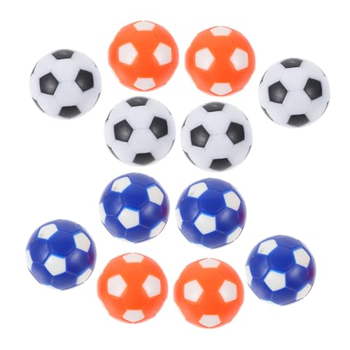 TOYANDONA 12st Mini-tischfußballmaschine Tischfußballspiel Kleiner Fußball Fußball-punktespiel Fußballkarten Billard- Sport Schwebender Fußball Kinderfußball Hüften (umweltfreundliches Harz) von TOYANDONA