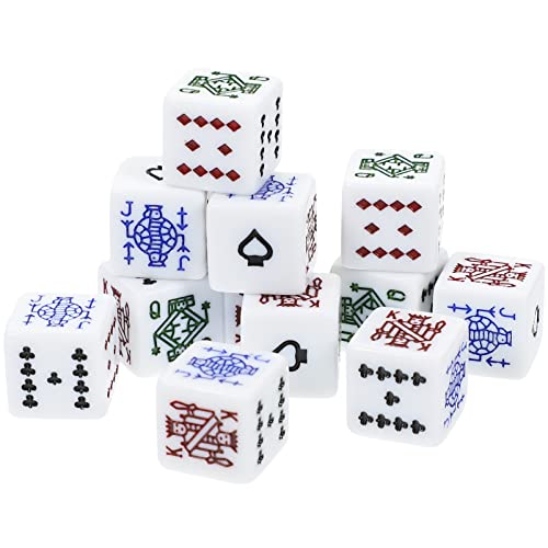 TOYANDONA 12-teiliges Pokerwürfel-spielset Aus Acryl Einzigartiges Design Tragbare Für Party- Und Geburtstagsspiele Interessantes Chips-Set TOYANDONA 12-teiliges Pokerwürfel-spielset Aus Acryl Einzigartiges Design Tragbare Für Party- Und Geburtstagsspiele Interessantes Chips-Set von TOYANDONA