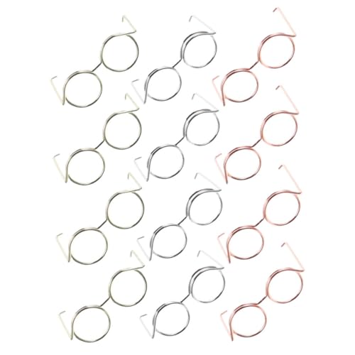 TOYANDONA 12st Puppenbrille Puppe Verkleiden Zubehör Minibrille Für Puppe Von Puppendekorationen Puppengläser Zum Basteln Mini-puppensonnenbrille Zum Basteln Kupferkabel TOYANDONA 12st Puppenbrille Puppe Verkleiden Zubehör Minibrille Für Puppe Von Puppendekorationen Puppengläser Zum Basteln Mini-puppensonnenbrille Zum Basteln Kupferkabel von TOYANDONA