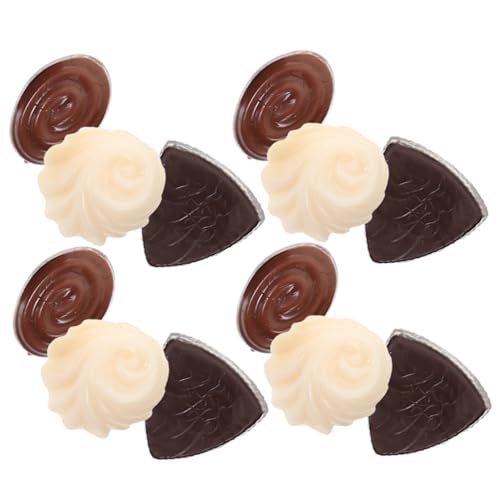 TOYANDONA 12st Simuliertes Schokoladenpendel Plüsch Handyhüllenanhänger Selber Machen Dekorative Schokolade Kleines Schokoladendekor Interessantes Schokoladenmodell Gummiartig Puppe PVC von TOYANDONA