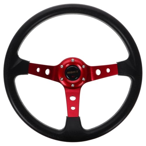 TOYANDONA 14-Zoll-rennlenkrad Für Auto-golfwagen-Spielzeug Roter Driftrad-Stil Und Bequemer Griff von TOYANDONA