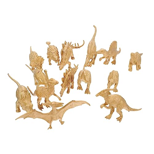 TOYANDONA Dinosaurier Statue Simulation Dinosaurier Spielzeug Dekorative Figurine Desktop Schmuck Haushalt Schmuck Set von TOYANDONA