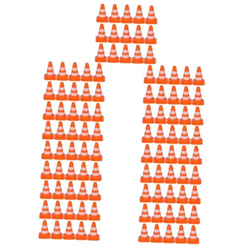 TOYANDONA 147 STK Roadblock Sandtischmodell Mini-fußballhütchen Orange Leitkegel Basketball-trainingsausrüstung Kleiner Fußball Agility-trainingsgeräte Für Hunde Spur Abs Eishockey Kind von TOYANDONA