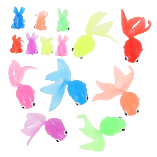TOYANDONA 14Stücke Realistische Schwimmende Modelle Für Badewanne Pool Und Garten Dekoration Langlebige Figuren Für Interaktive Angelspiele von TOYANDONA