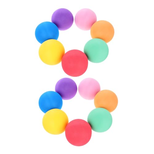 TOYANDONA 14Stücke Schwammbälle Weiche Schwammbälle Für Dekorative Spielbälle Für Drinnen Und Draußen Spielplatz Zubehör Sicherer Spielspaß von TOYANDONA