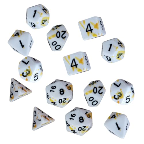 TOYANDONA 14-teiliges Set Mit Unregelmäßigen Acrylwürfel-spielrequisiten Perfekt Für Partys Zu Hause Und Brettspiele von TOYANDONA