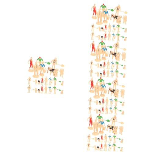 TOYANDONA 15 Sätze Mini-Ranch-Figur Bauernhof-Figurenspielzeug Kinder dekor Tier Modelle Mini-Landwirtschaftsgeräte Tischdeko aus Sand Puzzle schmücken Zubehör Marionette Suite Abs von TOYANDONA