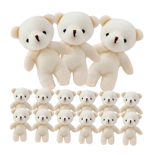 TOYANDONA 15 Stück Bärenanhänger Plüsch tragen Kaninchen Karikatur abschleppwagen anhänger Kuscheltiere für den Schlüsselanhänger Rucksack-Bär-Anhänger PP Baumwolle Weiß TOYANDONA 15 Stück Bärenanhänger Plüsch tragen Kaninchen Karikatur abschleppwagen anhänger Kuscheltiere für den Schlüsselanhänger Rucksack-Bär-Anhänger PP Baumwolle Weiß von TOYANDONA