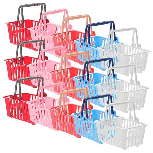 TOYANDONA 15 Stück Einkaufskorb- Mini-Einkaufswagen Kleiner Einkauf Miniaturen Korb mini Einkaufskorb Einkaufskorb-Modell Mini-Plastikkörbe Toy Grocery Korb Kleine Körbe Abs TOYANDONA 15 Stück Einkaufskorb- Mini-Einkaufswagen Kleiner Einkauf Miniaturen Korb mini Einkaufskorb Einkaufskorb-Modell Mini-Plastikkörbe Toy Grocery Korb Kleine Körbe Abs von TOYANDONA