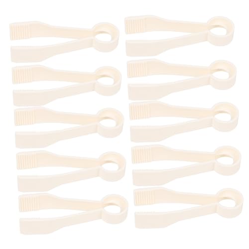 TOYANDONA 15 Stück Insektenclip Bausätze Mini Aufkleber Tropfer Einfädler Fänger Zupfer Catcher - Clip Bausatz Schaufeln Pinzette Für Eingewachsene Haare Zappeln Beige Abs von TOYANDONA