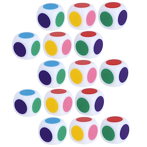 TOYANDONA 15 Stück Interaktive Lehrwürfel Farbige Punktwürfel Farbwürfel Farbige Würfelspiele Große Klassenzimmer Lernwürfel Mini Würfel Lehrwürfel Spielrequisiten Acryl Bunt TOYANDONA 15 Stück Interaktive Lehrwürfel Farbige Punktwürfel Farbwürfel Farbige Würfelspiele Große Klassenzimmer Lernwürfel Mini Würfel Lehrwürfel Spielrequisiten Acryl Bunt von TOYANDONA