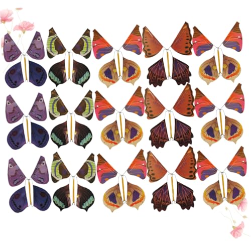 TOYANDONA 15 Stück Kinderschmetterling für Drachen spaß tischläufer Weihnachten spielsachen tiegerkostuem die interessanten Schmetterling aus Metall Requisiten Stütze TOYANDONA 15 Stück Kinderschmetterling für Drachen spaß tischläufer Weihnachten spielsachen tiegerkostuem die interessanten Schmetterling aus Metall Requisiten Stütze von TOYANDONA