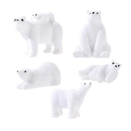 TOYANDONA 15stücke Eisbärfiguren Spielzeug Set Weihnachten Winter Tierfiguren Realistisch Eisbär Familienset Miniatur Puppen Dekoration TOYANDONA 15stücke Eisbärfiguren Spielzeug Set Weihnachten Winter Tierfiguren Realistisch Eisbär Familienset Miniatur Puppen Dekoration von TOYANDONA