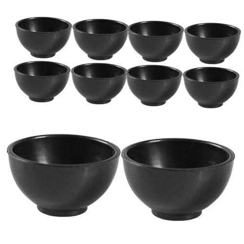 TOYANDONA 15 Stück Simulationsschalen -Requisiten kleine Servierschalen Mini Schüsseln küche so tun, als ob sie winzige Hausschüssel kleines Hauszubehör Plastik Schwarz TOYANDONA 15 Stück Simulationsschalen -Requisiten kleine Servierschalen Mini Schüsseln küche so tun, als ob sie winzige Hausschüssel kleines Hauszubehör Plastik Schwarz von TOYANDONA