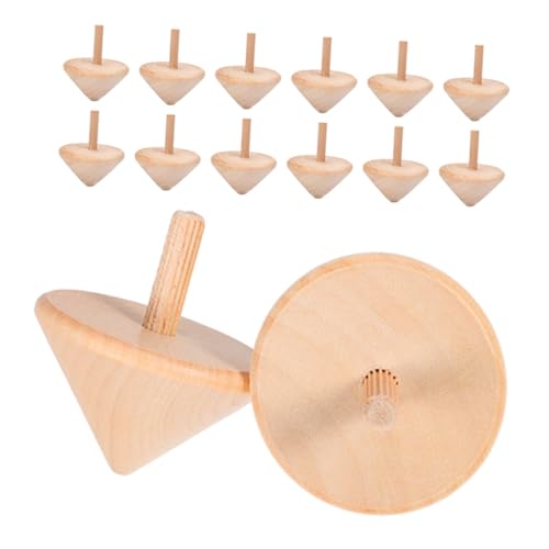 TOYANDONA 15 Stück Teiliges DIY Holz für Nachhaltiges Schadstofffreies Spinning Top zum Bemalen und Basteln Leicht und Tragbar für Kreative Kinderaktivitäten und Heimdekoration TOYANDONA 15 Stück Teiliges DIY Holz für Nachhaltiges Schadstofffreies Spinning Top zum Bemalen und Basteln Leicht und Tragbar für Kreative Kinderaktivitäten und Heimdekoration von TOYANDONA