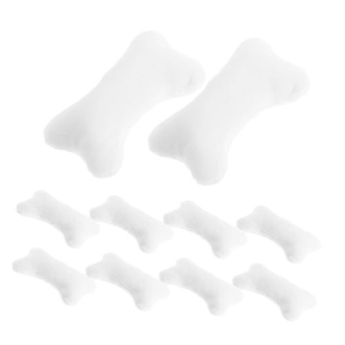 TOYANDONA 15 Stück Teiliges Mini Kissen Set Plüsch-knochenform für Puppenhaus Zubehör Weiche Kompakte Dekoration aus Polyester Lernspielzeug für Tragbares Miniatur Möbel-Accessoire von TOYANDONA