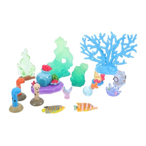 TOYANDONA 15 Stück Teiliges Miniatur Ozeanfiguren aus Harz Realistische Unterwasser Dekoration für Aquarien Mini und Puppenhäuser Vielseitige Mikro Landschaftszubehör TOYANDONA 15 Stück Teiliges Miniatur Ozeanfiguren aus Harz Realistische Unterwasser Dekoration für Aquarien Mini und Puppenhäuser Vielseitige Mikro Landschaftszubehör von TOYANDONA