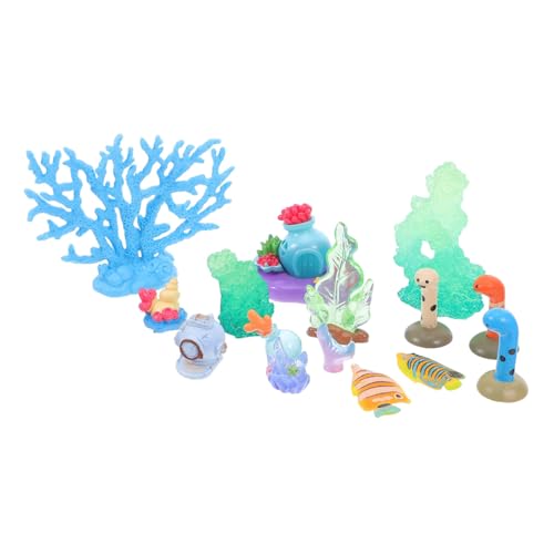 TOYANDONA 15 Stück Teiliges Miniatur Tier aus Harz Lebensechte Meeresbewohner für Aquarien Mikrolandschaften und Puppenhäuser Korallen Aale und Schnecken Dekorationen TOYANDONA 15 Stück Teiliges Miniatur Tier aus Harz Lebensechte Meeresbewohner für Aquarien Mikrolandschaften und Puppenhäuser Korallen Aale und Schnecken Dekorationen von TOYANDONA