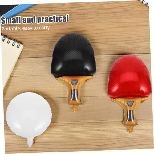 TOYANDONA 15 Stück Teiliges Pingpong Luftballons aus Langlebigem Aluminiumfolie Wiederverwendbare Tischtennis Deko in Rot Sportliche Partyartikel für Sportthemen Feiern Schul und TOYANDONA 15 Stück Teiliges Pingpong Luftballons aus Langlebigem Aluminiumfolie Wiederverwendbare Tischtennis Deko in Rot Sportliche Partyartikel für Sportthemen Feiern Schul und von TOYANDONA