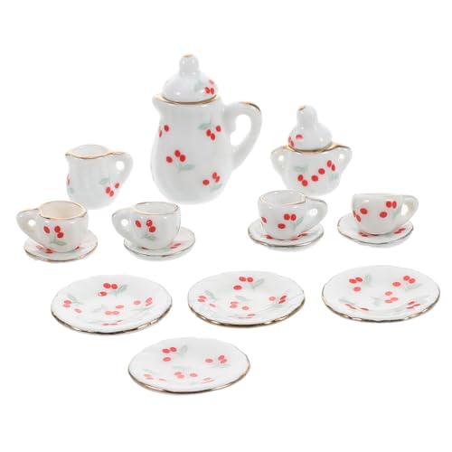 TOYANDONA 15 Teiliges Set Miniatur Lebensmittel Und Spielzeuggeschirr Teetasse Teebecher Kinderspielzeug Mini Lebensmittelspielzeug Puppenhaus Ornamente Für Teekessel Für TOYANDONA 15 Teiliges Set Miniatur Lebensmittel Und Spielzeuggeschirr Teetasse Teebecher Kinderspielzeug Mini Lebensmittelspielzeug Puppenhaus Ornamente Für Teekessel Für von TOYANDONA