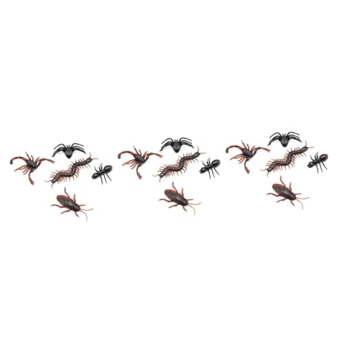 TOYANDONA 150 STK Gecko-Spielzeug Reptilienöl Simulations-Gecko abgetrennte Hand Halloween-Partygeschenke Streich Ameisen Tier Spielzeuge Halloween-Streich gefälschte Fehler Insekt von TOYANDONA