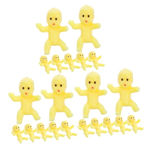 TOYANDONA 150 STK Mini- kleine Königskuchenfiguren schöne Mini-Plastikbabys Babyspielzeug spielzeughandys für Babys Puppe Mini-Plastikbabys für die Babyparty schöne Plastikbabys Statue von TOYANDONA
