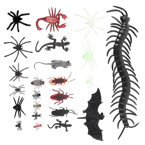 TOYANDONA 150 Stück Teiliges Set Realistische Künstliche Insektenmodelle aus Pädagogisches für Kleinkinder Langlebig und Detailreich als Halloween Party Deko und Lernspielzeug von TOYANDONA