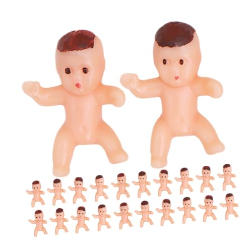 TOYANDONA 150 Stück Vollmondpartygeschenk Goodie-Bags für die Babyparty Plastik -Babyparty -Dekorationen Eiswürfel -Spielzubehör Babyfiguren Babypartyspiele kleine Babypuppen Schokolade von TOYANDONA