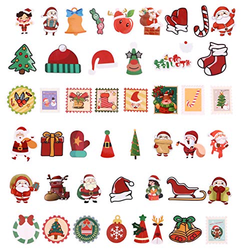 TOYANDONA 150 Stück Weihnachtsaufkleber Laptop Aufkleber Reisekoffer Aufkleber Party Aufkleber Koffer Aufkleber Laptop Aufkleber Gepäckaufkleber Weihnachten wasserdichte Aufkleber von TOYANDONA