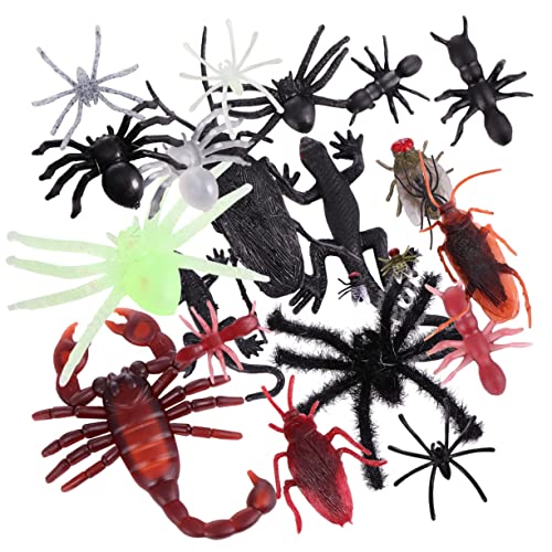 TOYANDONA 150stücke Realistische Kunststoff Insekten Für Halloween Spinnen Skorpione Und Mehr Für Partys Und Streiche Lebendige Deko Für Feiern Und Scherze von TOYANDONA