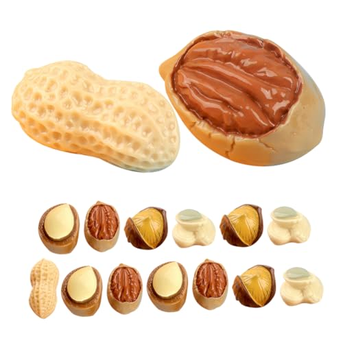 TOYANDONA 15Pcs Simuliertes Nuss-Snack- puppenhauszubehör Dollhouse zubehör Handgemacht deko Mini-Nüsse-Modell Simulationsmutter Mini-Ornament Nuss-Food-Foto-Requisite Harz TOYANDONA 15Pcs Simuliertes Nuss-Snack- puppenhauszubehör Dollhouse zubehör Handgemacht deko Mini-Nüsse-Modell Simulationsmutter Mini-Ornament Nuss-Food-Foto-Requisite Harz von TOYANDONA