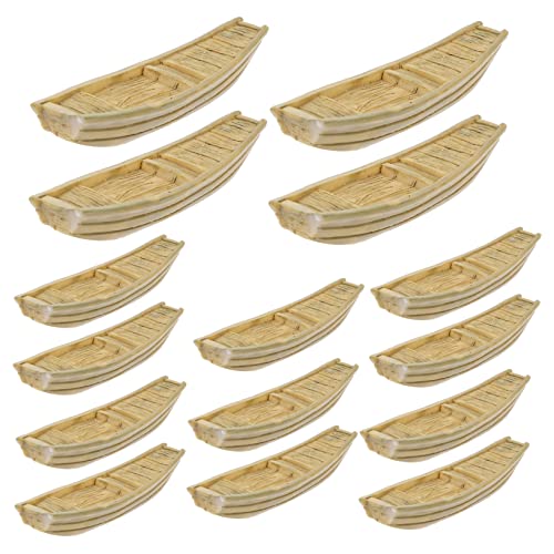 TOYANDONA Little Boats Großpackung 15 Stück Harz Fischerbootmodelle Zur Dekoration TOYANDONA Little Boats Großpackung 15 Stück Harz Fischerbootmodelle Zur Dekoration von TOYANDONA