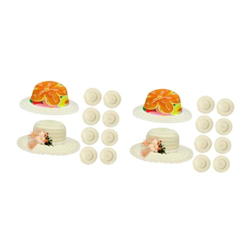 TOYANDONA 16 Stck Teiliges DIY Strohhüte für Weiße Unbemalte Sonnenhüte mit Glatter Oberfläche zum Bemalen und Basteln Kreative Kunsthandwerk Accessoires für Mädchen für Geburtstags und TOYANDONA 16 Stck Teiliges DIY Strohhüte für Weiße Unbemalte Sonnenhüte mit Glatter Oberfläche zum Bemalen und Basteln Kreative Kunsthandwerk Accessoires für Mädchen für Geburtstags und von TOYANDONA