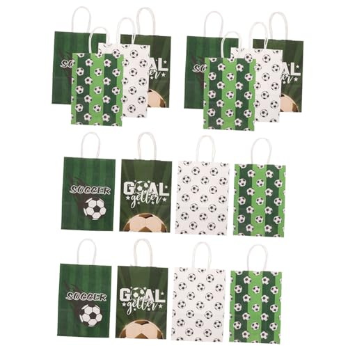 TOYANDONA 16 Stück Geschenktüte mit Fußballmotiv gesteckt Fußball-Themenparty Lutscher Fußball-Geschenktüten Jersey Aufbewahrungsbeutel aus Papier Verpackungsbeutel für Süßigkeiten TOYANDONA 16 Stück Geschenktüte mit Fußballmotiv gesteckt Fußball-Themenparty Lutscher Fußball-Geschenktüten Jersey Aufbewahrungsbeutel aus Papier Verpackungsbeutel für Süßigkeiten von TOYANDONA