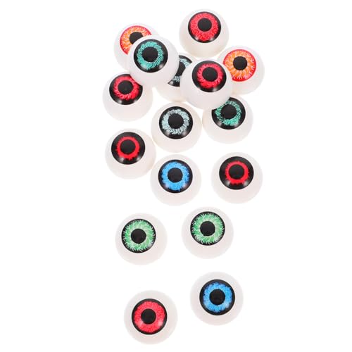 TOYANDONA 16 Stück Gruselige Augäpfel Halloween Dekoration Augen für DIY Bastelprojekte Partyzubehör für Unheimliche für Halloween Feiern von TOYANDONA