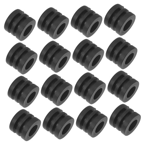 TOYANDONA 16 Stück Kicker Zubehör Sling-Puck-Spiel Sport wiederverwendbar Stecker Deckel Einheit Luft kleine Tischfußball-Unterlegscheiben Tischfußball, kleine Unterlegscheiben Plastik Black von TOYANDONA