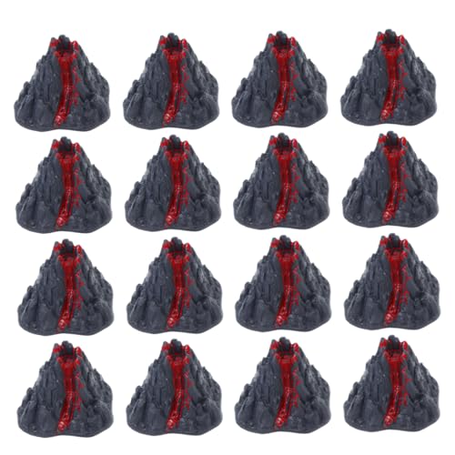 TOYANDONA 16stücke Plastikmodell Realistischer Berg Als Dekoration in Bergform Kleiner Aus Kunststoff Für Tischdekoration Und Kleine Bergdekoration Baukasten Für von TOYANDONA