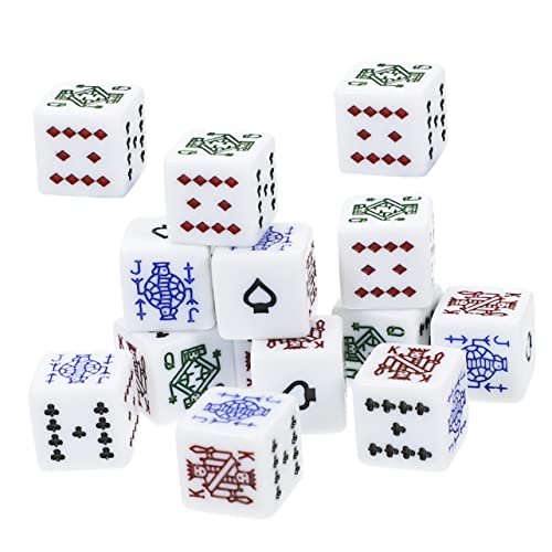 TOYANDONA 16 Stück Poker Würfel Board Games brettspiele spielwaren Party Games Gaming zubehör Poker-Würfelspiel große Würfel Kartenautomat tragbare Pokerchips Poker-Würfel-Requisite Acryl TOYANDONA 16 Stück Poker Würfel Board Games brettspiele spielwaren Party Games Gaming zubehör Poker-Würfelspiel große Würfel Kartenautomat tragbare Pokerchips Poker-Würfel-Requisite Acryl von TOYANDONA