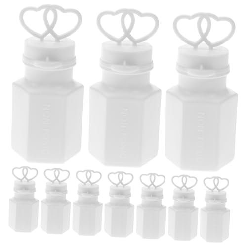 TOYANDONA 16 Stück Teiliges Bubble Wand Flaschen für Sichere Seifenblasenstäbe mit Nachfüllflaschen für Hochzeit Party Outdoor Spiele und Mädchen Geschenk von TOYANDONA