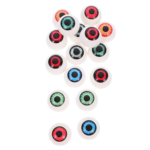 TOYANDONA 16 Stück Teiliges Gruselige Fake Augen für Halloween Dekoration Realistische Augäpfel für Partys DIY Projekte und Schaurige für Zuhause Garten und Mehr von TOYANDONA